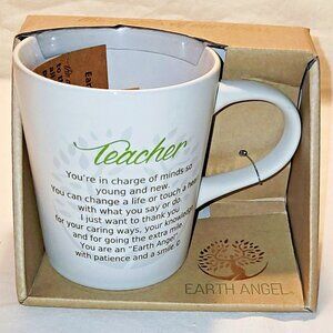 Teacher Coffee Tea Mug Earth Angel 16oz Handmade Environment friendly New resold